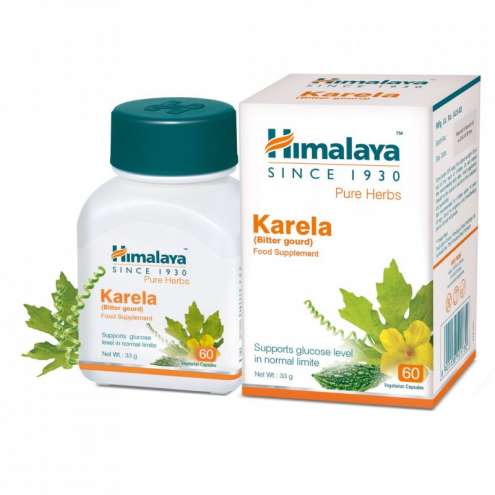 Himalaya Karela - Регулирует уровень глюкозы в крови, 60 капсул